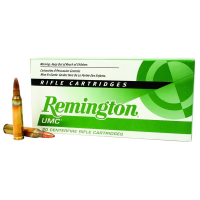 REMINGTON UMC 223 Rem. 50 Grain JHP Ammo, 20 Round Box (L223R8)