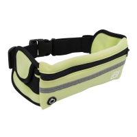 RunUnited Waist Pack for Running, Hiking & Gym - Waterproof Running Accessory w/ Phone Holder & Reflective Stripe, Yellow