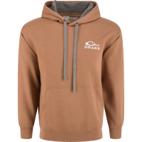 DRAKE Men's The Waterfowl Company Logo Golden Pecan Dark Heather Hoodie (AD9600-GPD)