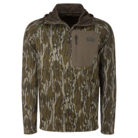 DRAKE Men's Grid Fleece Original Bottomland Half Zip Hoodie (DW0265-024)