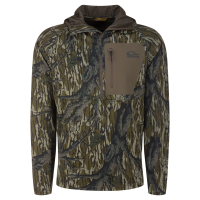 DRAKE Men's Grid Fleece Original Treestand Half Zip Hoodie (DW0265-032)