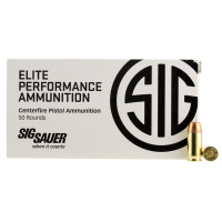 SIG SAUER Elite V-Crown 45 Auto 200Gr JHP 50/Box Ammo (E45AP1-50)