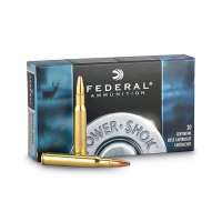 FEDERAL Power-Shok 270 Win. 130 Grain Copper HP Ammo, 20 Round Box (270130LFA)