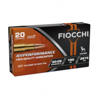 FIOCCHI Hyperformance 30-06 180gr SST 20/Box Rifle Ammo (3006HSC)