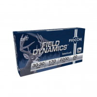 FIOCCHI Field Dynamics .30-30 Win 170Gr FSP 20rd Box Ammo (3030C)