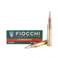 FIOCCHI 270 Win. 130 Grain PSP Ammo, 20 Round Box (270SPB)