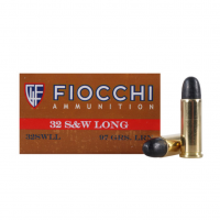 FIOCCHI 32 S&W Long 97 Grain LFP Ammo, 50 Round Box (32SWLL)