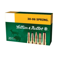 SELLIER & BELLOT 30-06 Sprg. 180 Grain SP Ammo, 20 Round Box (SB3006B)