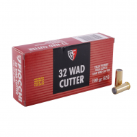 FIOCCHI 32 S&W Long 100 Grain LWC Ammo, 50 Round Box (32LA)