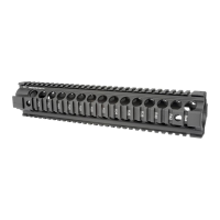 MIDWEST Generation 2 Black Built-In QD Points 4-Rail Full Length Handguard (MCTAR-22G2)