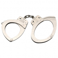 S&W 110 Nickel Large Handcuffs (350118)