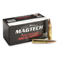MAGTECH First Defense 300 Blackout 123Gr FMJ 50Rd Box Ammo (300BLKB)