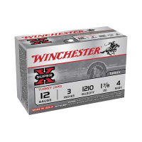 WINCHESTER Super-X Turkey Load 12Ga 3in #4 Shotshell Ammo 10 Round Box (X123MT4)