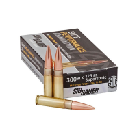 SIG SAUER Elite Performance Match Grade .300 Blackout 125 Grain OTM Ammo 20 Round Box (E300A1-20)
