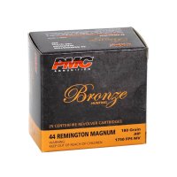 PMC Bronze 44 Remington Magnum 180Gr Jacketed Hollow Point Handgun Ammo (44B)