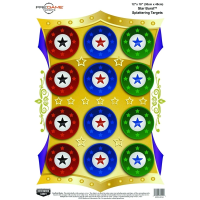 BIRCHWOOD CASEY Pregame 12x18in Star Burst 8-Pack Target (35572)