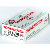 WINCHESTER USA .32 ACP 71 Grain FMJ 50rd Box Ammo (Q4255)