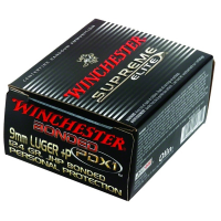 WINCHESTER PDX1 Defender 9mm Luger +P 124 Grain JHP 20rd Box Ammo (S9MMPDB)