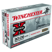 WINCHESTER Super-X .30-06 Springfield 180 Grain PP 20rd Box Rifle Ammo (X30064)