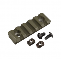 TIMBER CREEK OUTDOORS 5 Slot Picatinny M-Lok Od Green Rail (M-5S-PR-OD)