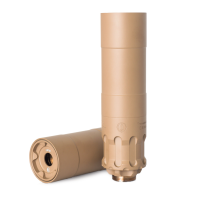 RUGGED SUPPRESSORS Obsidian-9 9mm FDE Cerakote Suppressor with ADAPT Modular Technology (OBSFDE9)