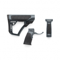 DANIEL DEFENSE Buttstock/ Grip/ Vertical Foregrip Combo Grey Furniture Kit (28-102-06145-012)