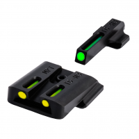 TRUGLO Brite-Site TFO Green, Rear Yellow S&W M&P Handgun Sights (TG131MPTY)