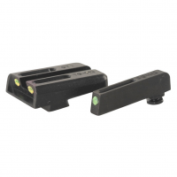 TRUGLO Brite-Site TFO Green, Rear Yellow for Glock 17 - 39 Handgun Sights (TG131GT1Y)