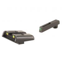 TRUGLO Brite-Site TFO Green, Rear Yellow for Glock 20 - 37 Handgun Sights (TG131GT2Y)