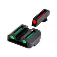 TRUGLO Brite-Site Tritium Red, Rear Green for Glock 17-39 Handgun Sights (TG131G1)