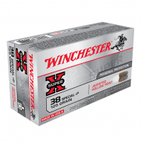 WINCHESTER Super-X .38 Special +P 125Gr JHP 50rd Box Ammo (X38S7PH)