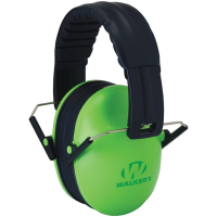 Walker's Baby and Kid's Green Folding Earmuffs GWP-FKDM-LG