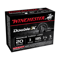 WINCHESTER AMMO Double X 20Ga 3in 5-Shot Turkey Shotgun Shells (X203XCT5)