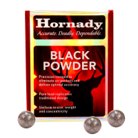 HORNADY 36 Cal 350 Dia Lead Round Ball Black Powder Bullets (6010)