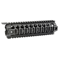 MIDWEST Black Built-In QD Points 4-Rail Mid-Length Handguard (MCTAR-18G2)