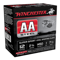 WINCHESTER AA 12Ga 1oz 2.75in #7.5 Lead Shot 25rd Box Shotshells (AASCL12S7)