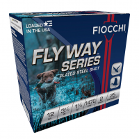 FIOCCHI Flyway 12Ga 3.5in #2 Plated Steel 25rd/Box Shotshell (1235ST2)