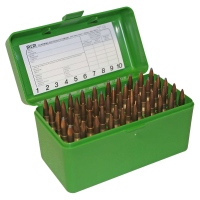 MTM CASE-GARD R-50 Series 50rd Green Large Rifle Ammo Box (RLLD5010)