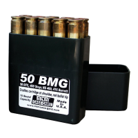 MTM 50 BMG Slip-Top Black Ammo Box (BMG1040)