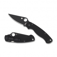 SPYDERCO Para Military 2 G-10 Black Blade Knife (C81GPBK2)