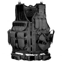 UTG Law Enforcement Black Tactical Vest (PVC-V547BT)