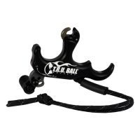 T.R.U. BALL ARCHERY Rave 3 Finger Black Thumb Trigger Release (TRV3-BK)
