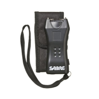 SABRE Dual Capacitor Black Stun Gun with LED Flashlight (S-1005-BK)