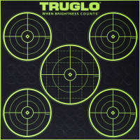 TRUGLO Tru See 12 Pack of 5-Bullseye 12X12 Splatter Targets (TG11A12)