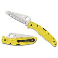 SPYDERCO Pacific Salt 2 SpyderEdge Blade/Yellow FRN Folding Knife (C91SYL2)