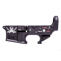 SPIKE'S Jolly Roger Color Filled AR15 Stripped Lower Receiver (STLS016-CE)