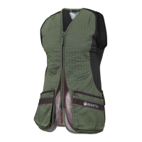 BERETTA Womens Silver Pigeon Evo Green/Chocolate Brown Vest (GT791T155307AB)