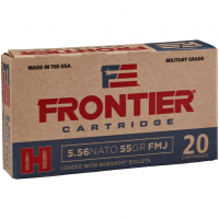 HORNADY Frontier 5.56 Nato 55 Gr FMJ Rifle Bullets (FR200)