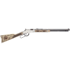 henry american eagle 22 s/l/lr 20in 16rd/21rd nickel lever action rifle (h004ae)