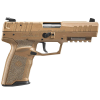 fn america five-seven mrd 5.7x28mm 2x20rd 4.8in fde/fde adj sight pistol (66-101275)